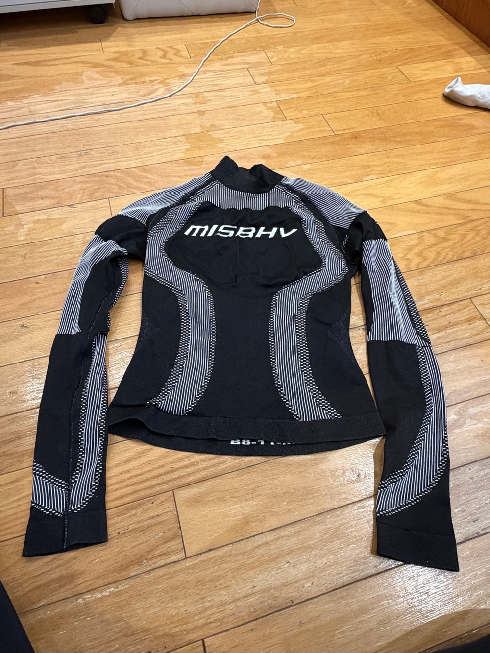 MISBHV Black Long Sleeve Top Sz M